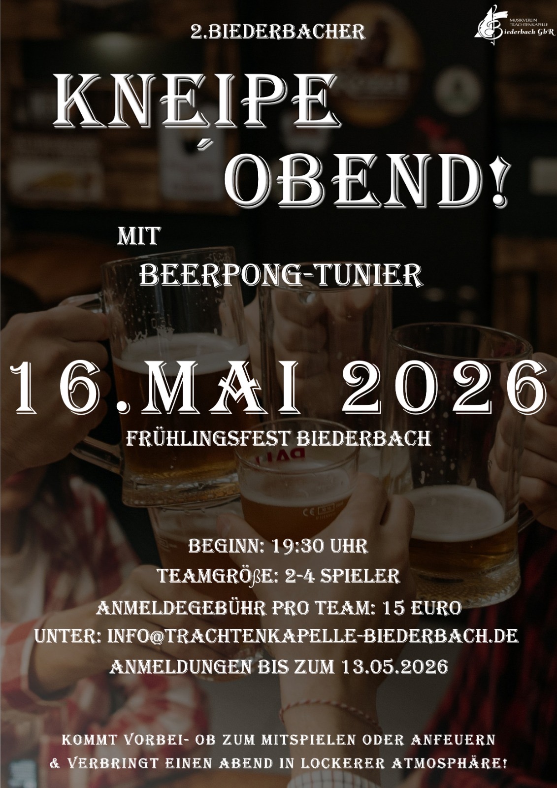 Kneipenabend (Samstagabend)